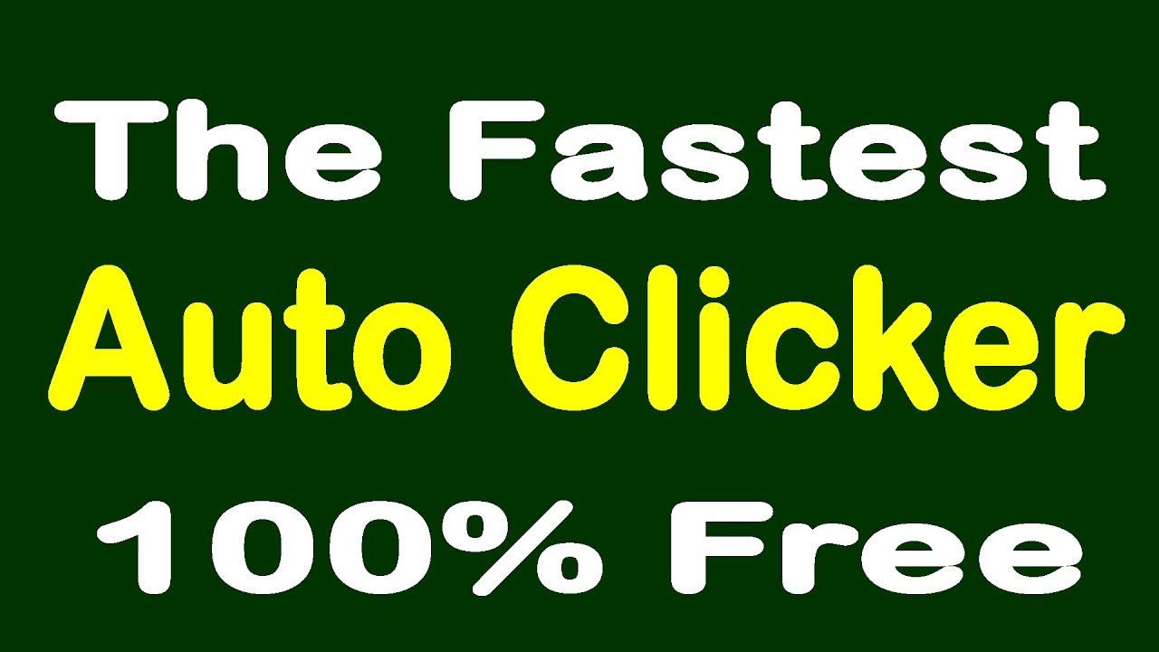 auto clicker program for windows free